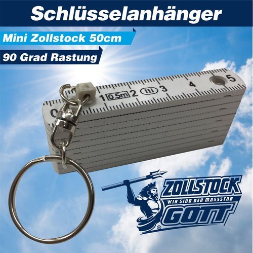 Zollstock online bedrucken - Meterstab gestalten PVC / Plastik 50cm