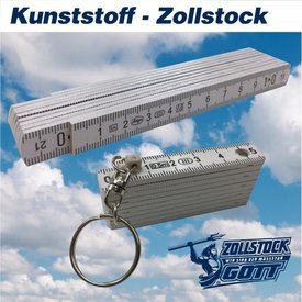 Zollstock mit Logo: WERBEARTIKEL, WERBEMITTEL und WERBEDRUCK auf www.